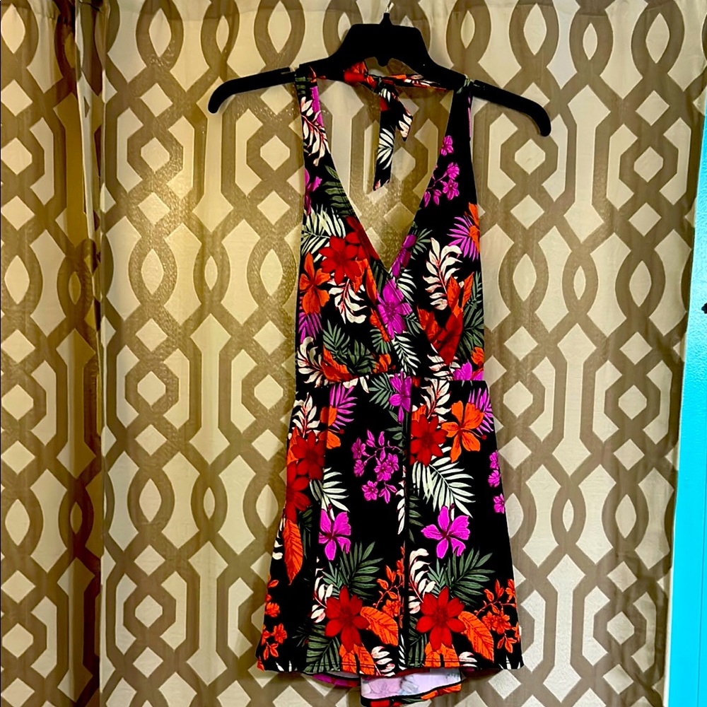 Floral Halter Dress